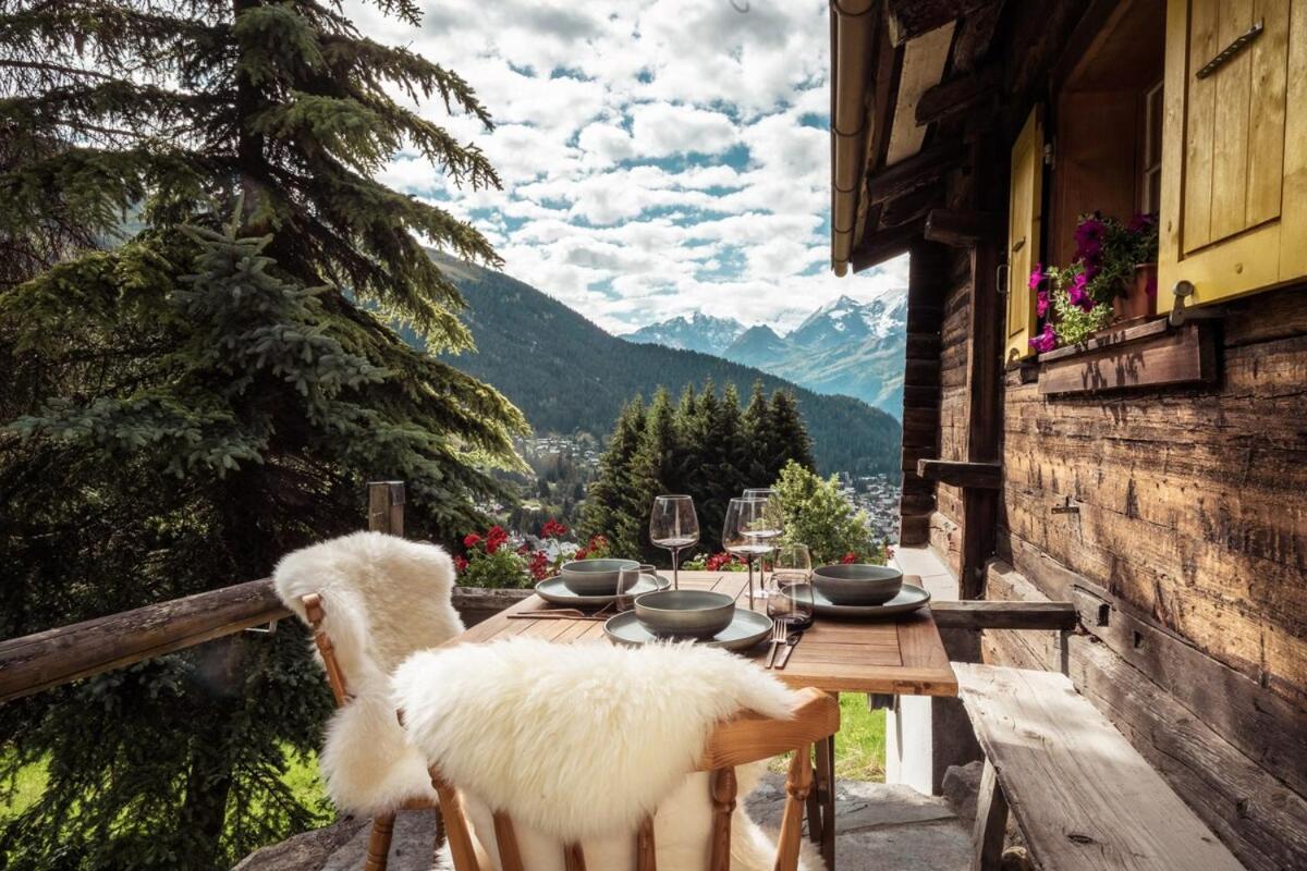 Cosy Chalet With Panoramic Views In Verbier Affittacamere Esterno foto